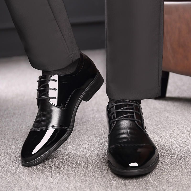 Chaussures Habillées En Microfibre Business Oxfords
