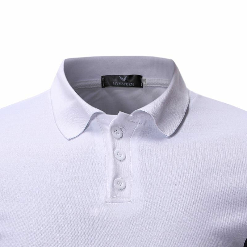 Chemise De Golf Ajustée À Blocs De Couleurs Pour Hommes