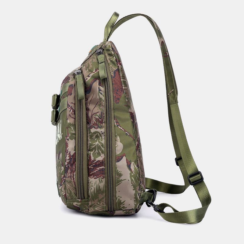 Hommes Camouflages Multifonction Grande Capacité Étanche Sport Poitrine Sac À Bandoulière Sac À Bandoulière Sac À Dos